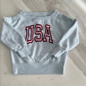 Abercrombie Kids Light Blue USA Sweater